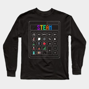 STEAM T-Shirt - Science Technology Engineering Gift Long Sleeve T-Shirt